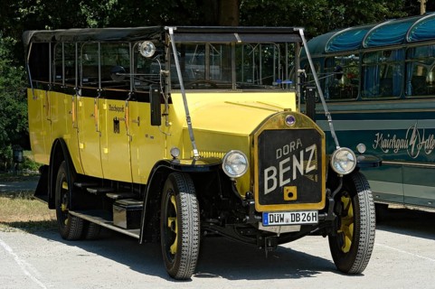 Vintage Mercedes-Benz Postbus of the Reichspost
