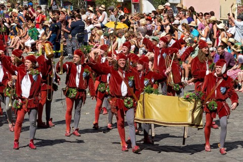 Trumpeters and drummers