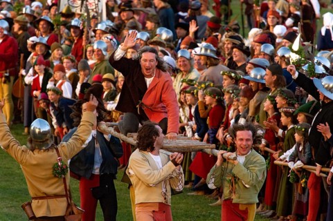 Festive games on the show grounds