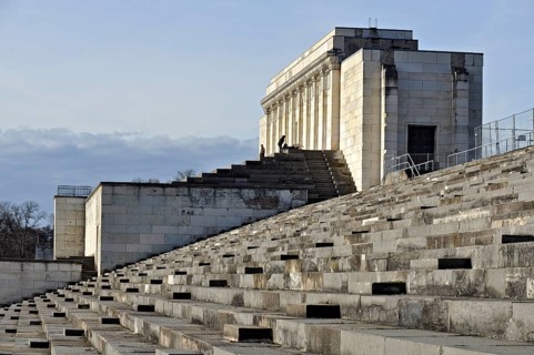 Large grandstand at Zeppelinfeld