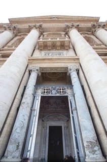 Entrance of St. Peter's Basilica