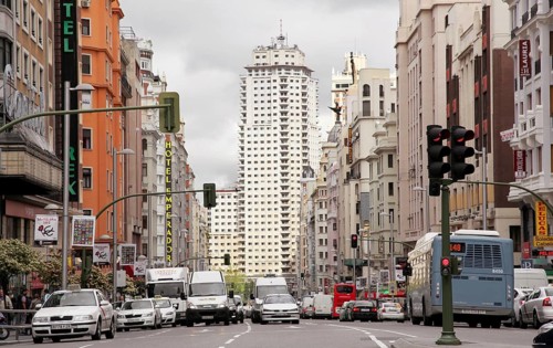 Gran Via shopping street