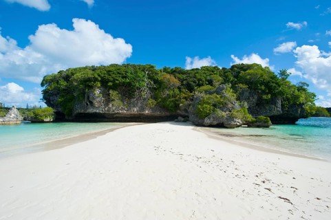White sand beach