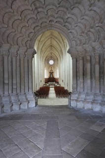 Portal of the Romanesque Church of Celles-sur-Belle