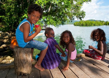 Friendly local children