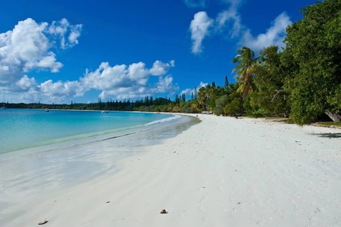 White sand beach