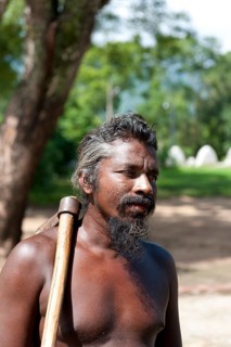 Man of the Vedda ethnic group