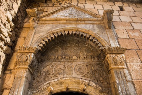 Entrance to the sanctuary of the Yazidis