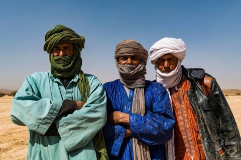 Tuaregs posing