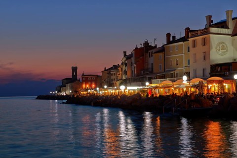 Harbour at dusk