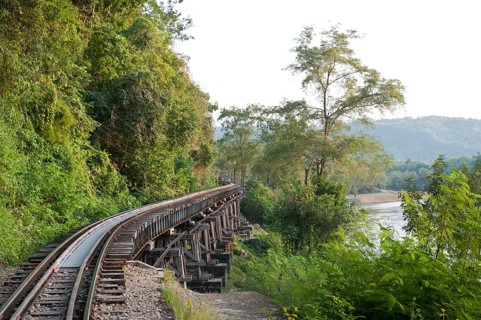 Railway bridge over the River Kwai