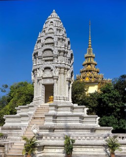 Kantha Bopha Stupa at the Silver Pagoda