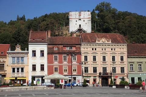 Buildings on the market square or PiaÈ›a Sfatului