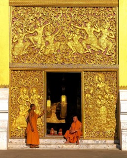 Golden reliefs