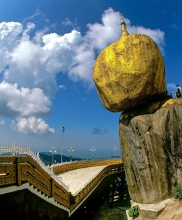 Golden Rock or Kyaiktiyo Pagoda