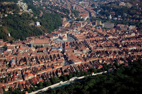 Townscape of Brasov
