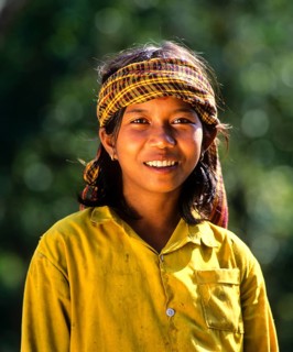 Portrait of a young girl
