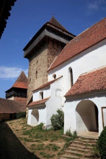 Courtyard of Viscri Fortified Church