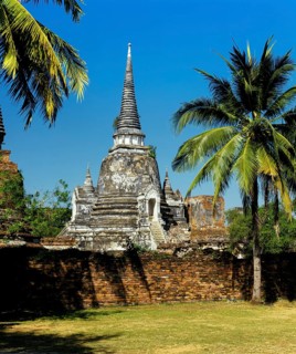 Chedi at Wat Phra Sri Sanphet