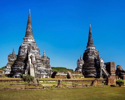 Chedis at Wat Phra Sri Sanphet