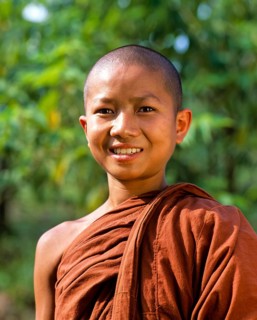 Buddhist novice