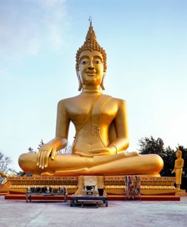 Golden Buddha statue