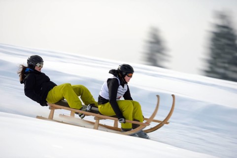 Horn sledge at full speed
