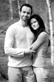 Young couple embracing