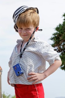 Boy with camera