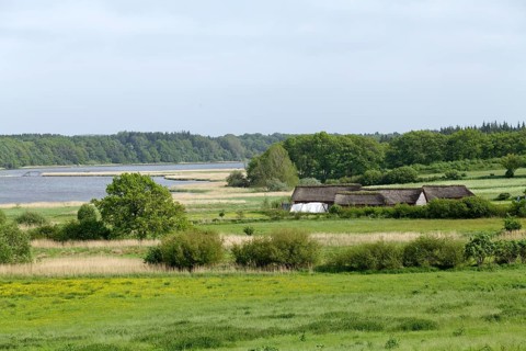 Viking houses in Hedeby Viking Museum