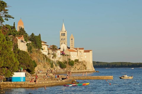 Bell towers of St. Justine's Church