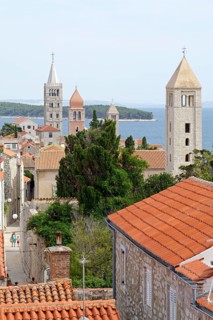 Four church steeples