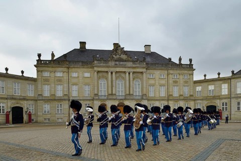 Royal Life Guard Castle Amalienborg