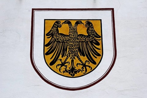 Coat of arms with the German double-headed eagle
