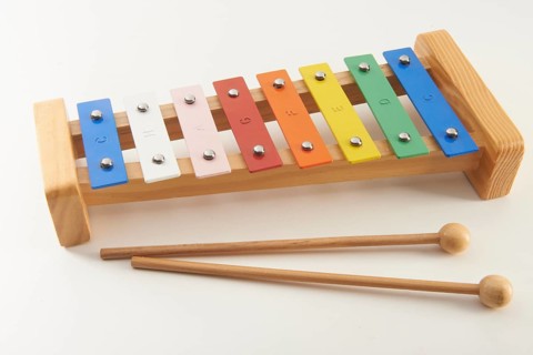Colourful glockenspiel