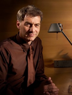 Businessman sitting at a desk