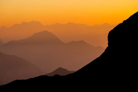 View from Faulhorn Mountain