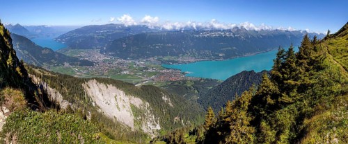 View from Schynige Platte to Mt Oberberghorn