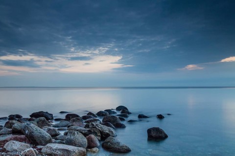 Stones on the Baltic Coast