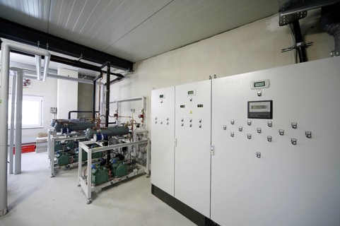 Control cabinets for a heating and ventilation system