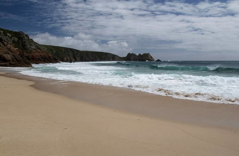 Porthcurno beach