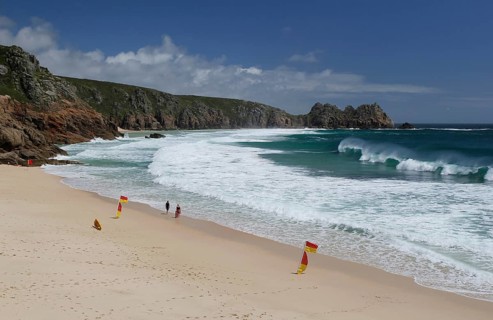 Porthcurno beach