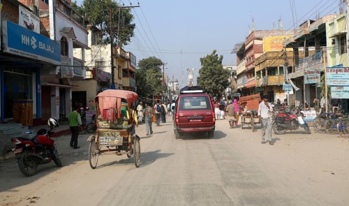 Street scene in Rajbiraj