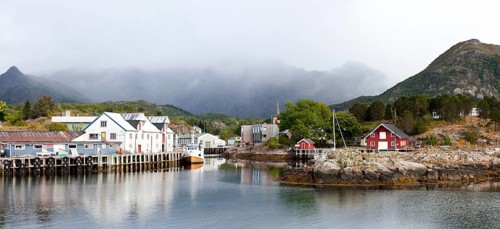 Fishermen's houses in the harbour