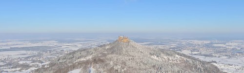 Burg Hohenzollern Castle in winter