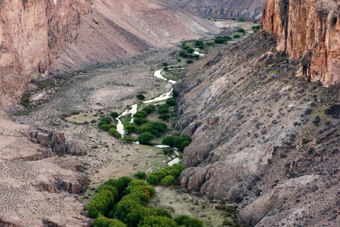 View from the cave Cueva de las Manos
