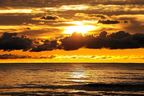 Sunset over Lake Huron
