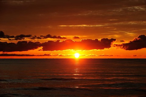 Sunset over Lake Huron
