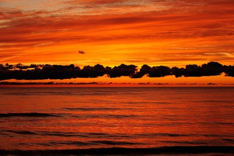 Sunset over Lake Huron
