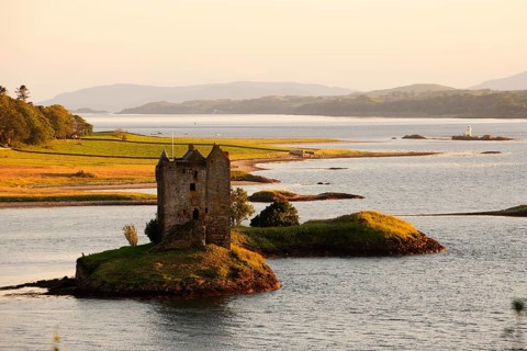 Castle Stalker on Loch Linnhe
